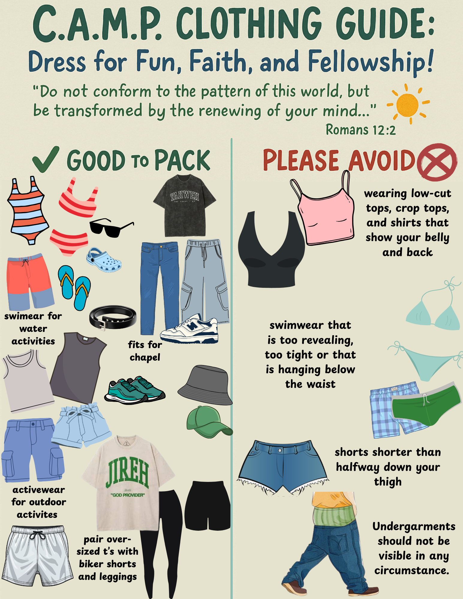 camp clothing